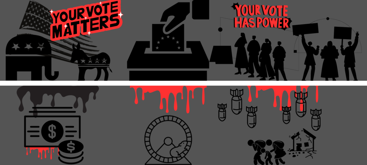 Our vote for incremental changes only keeps us running the wheel as the conditions worsen at a faster rate. Composite by Matthew Echavez.