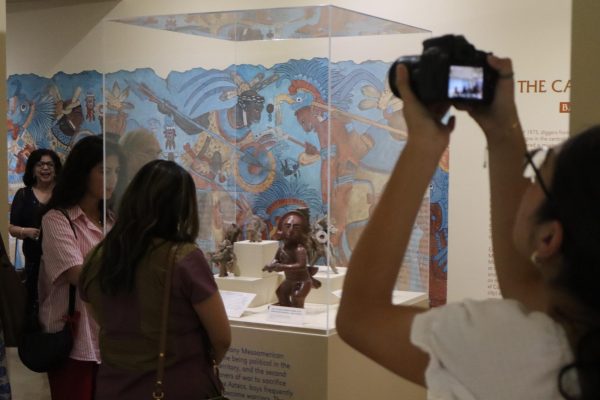 A Fresno Art Museum photographer captures the art of Ancient Americas
exhibit on Sept. 6. 